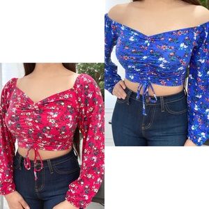 Drawstring tops